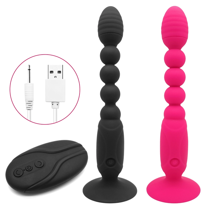 Flexible Dildo Anal Butt Plug Vibrator for Girls Boys