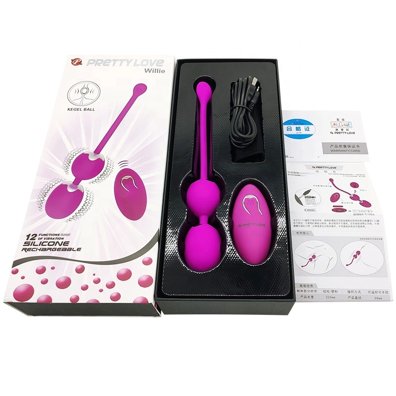 Baile Pretty Love 12 Modes Wireless Remote Control Jump Egg Vibrators for Women Massager Sex Toys