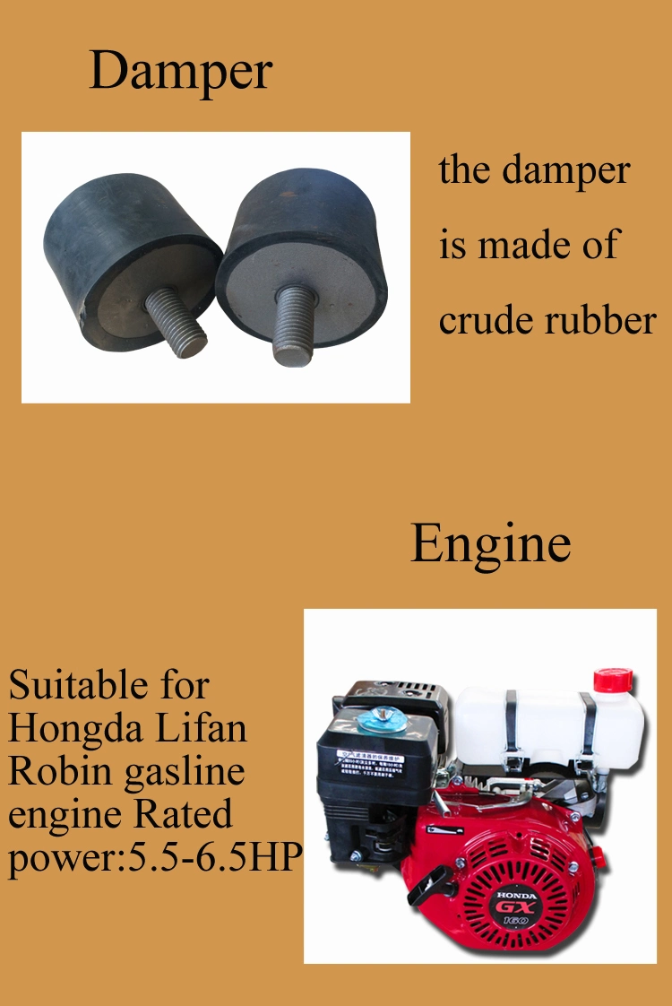Gasoline Engine Earth Vibrator Machine Concrete Vibrator Road Vibrating Plate Compactor with Factory Supply