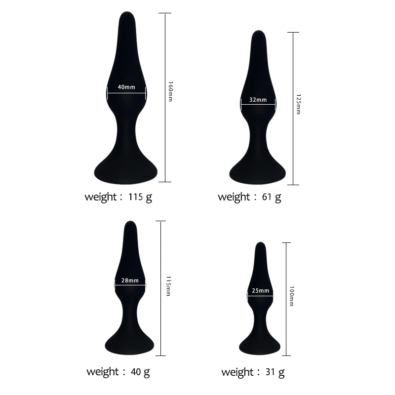 Factory Online Direct Sale Sex Toys Silicone Anal Butt Plug