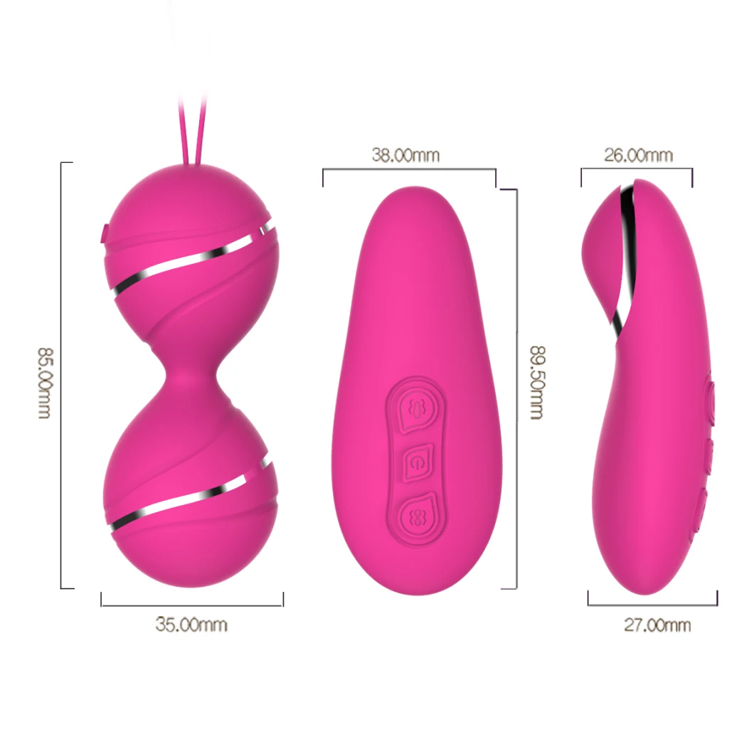 10 Speeds USB Rechargeable Rabbit Wireless Remote Control Bullet Exercise Pussy Vagina Vibrating Eggs Vibrator Sex Toys