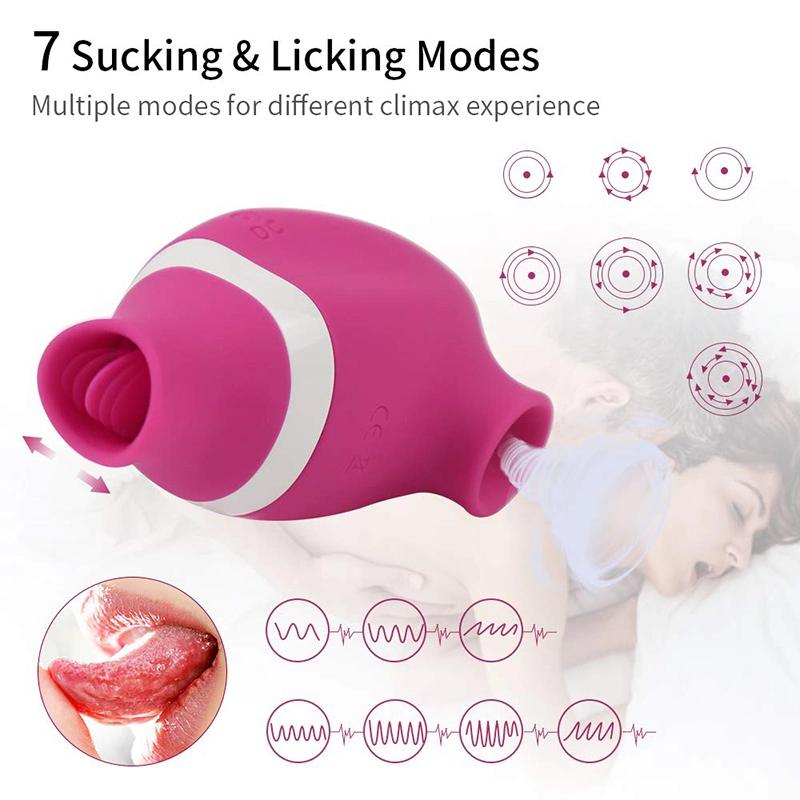 Breast Nipple Sucking G Spot Vibrators Clitoris Stimulator Oral Licking Vagina Sucking Vibrator