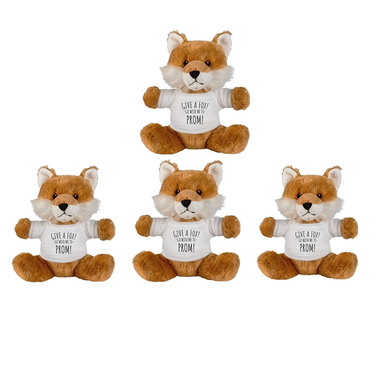 2021 New Arrival Plush Fox Toys Stuffed Fox Toys Lifelike 25cm Sitting Size Soft Fox Toys