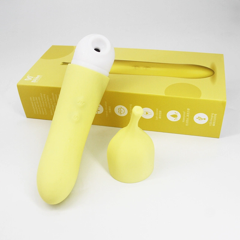 Women Sex Toy Silicone Banana-Shaped Clitoral Sucking Clit Vibrator