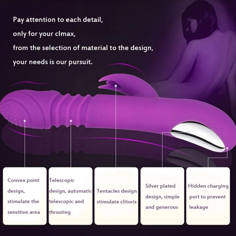 Rabbit Vibrators G Spot Thrusting Huge Electric Dildo Vibrator for Women