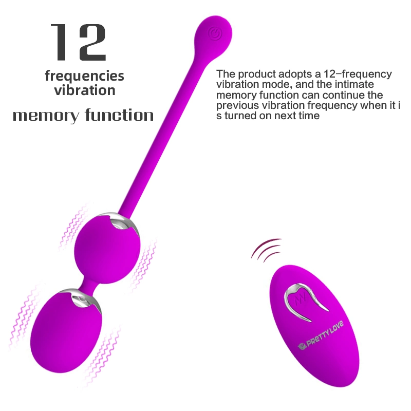 Baile Pretty Love 12 Modes Wireless Remote Control Jump Egg Vibrators for Women Massager Sex Toys
