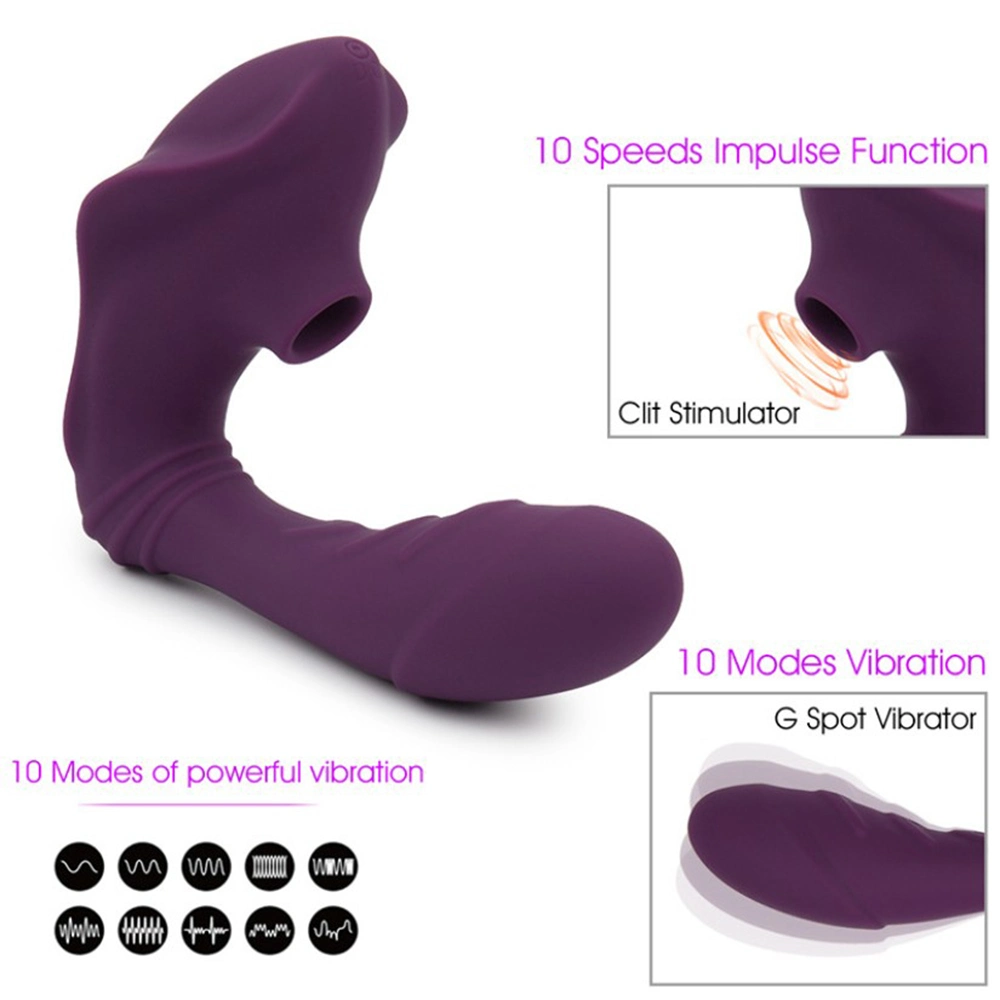 Panties Vibrator G Spot Dildo Massager Sex Women Couple Wearable Sucking Toys