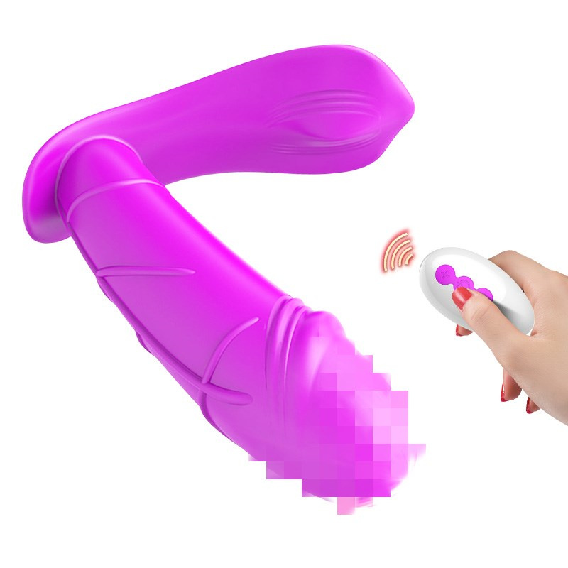 Powerful Rechargeable Dildo Vibrator with G-Spot Clitoris Stimulating Sex Toy for Women