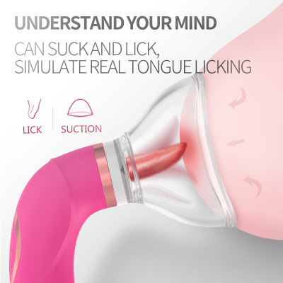 Women Masturbating Clitoris Orgasm Sucking Tongue G Spot Vibrator for Female