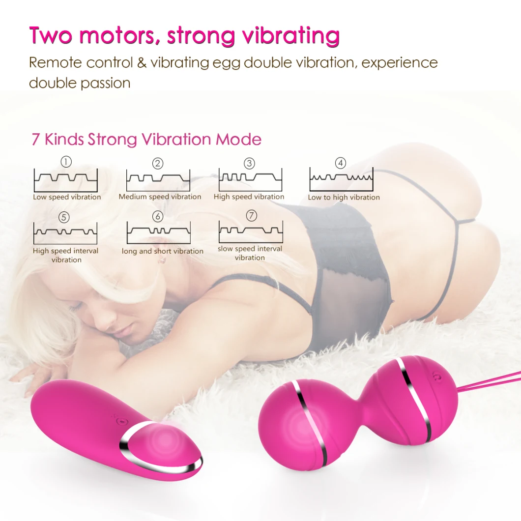 10 Speeds USB Rechargeable Rabbit Wireless Remote Control Bullet Exercise Pussy Vagina Vibrating Eggs Vibrator Sex Toys