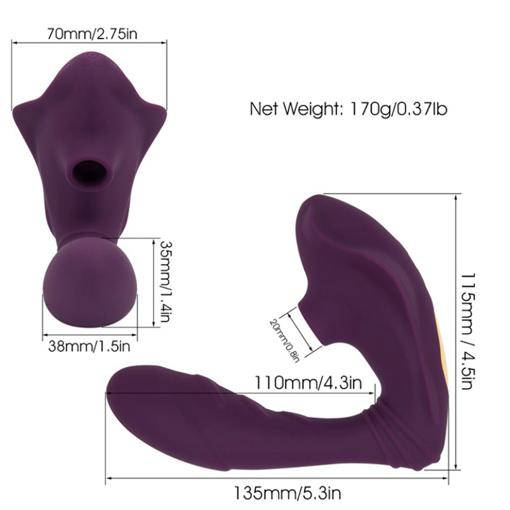 Panties Vibrator G Spot Dildo Massager Sex Women Couple Wearable Sucking Toys