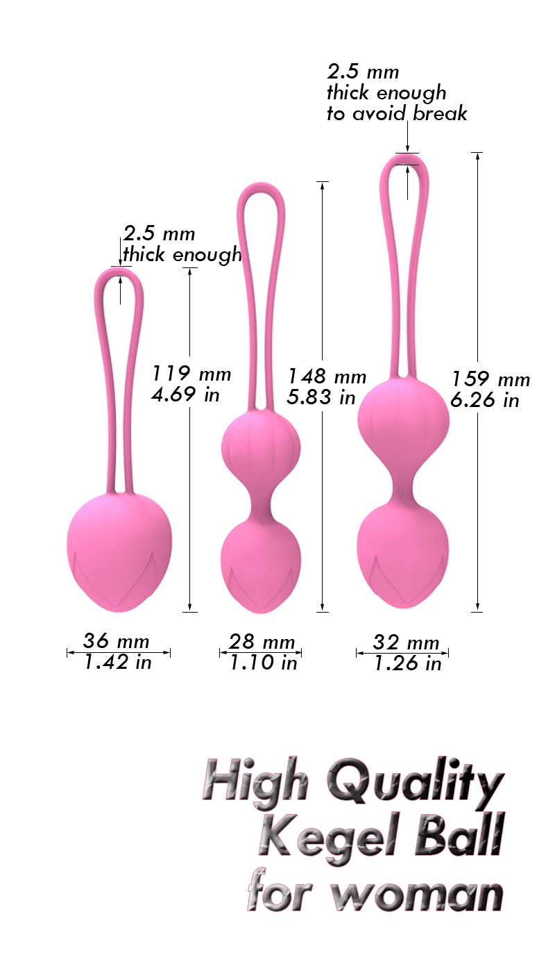 Hight Quality Sex Toys Super Cherry Kegel Balls Exercises for Tightening Girl Toys
