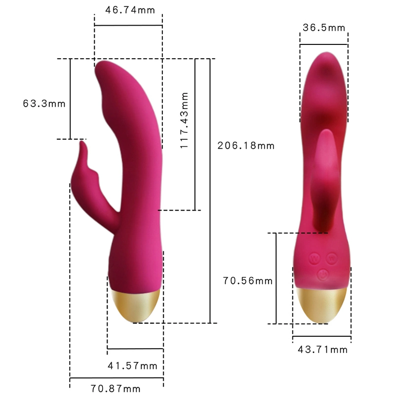 Rabbit Vibrator Thrusting Head Dildo Vagina Pussy Sex Toys G Spot Rabbit Vibrator