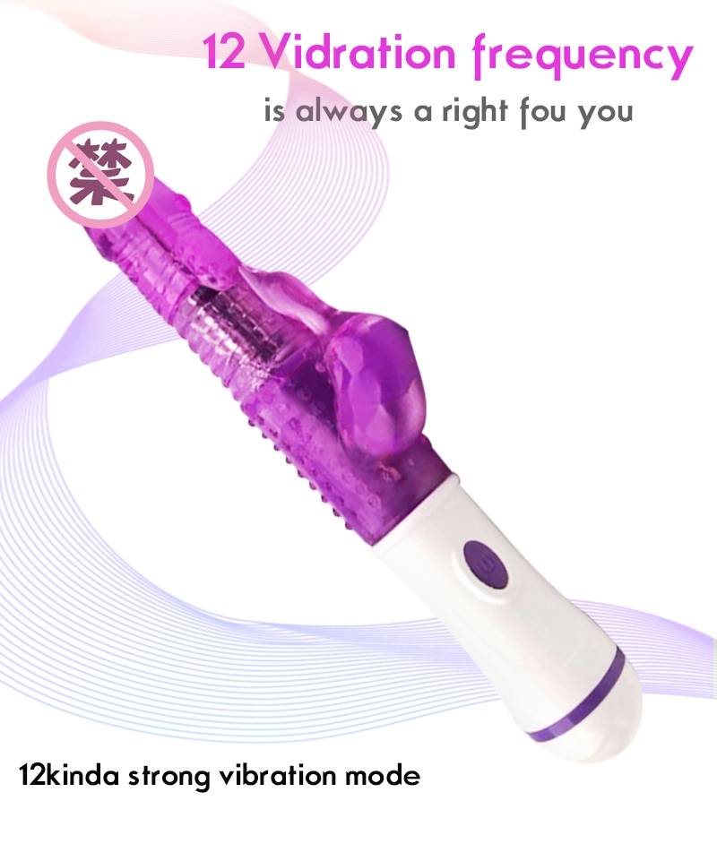 Rotation Rabbit Vibrators Female Masturbator G Spot Vibrator Massager Women Adult Sex Toys