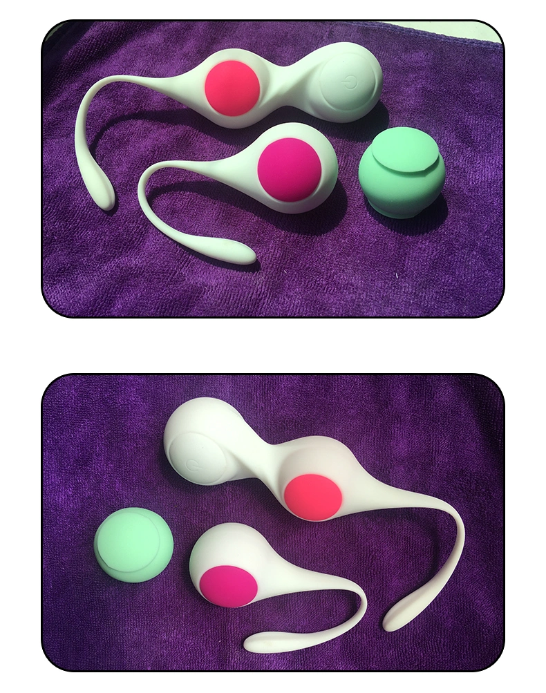 Dumbbell Kegel Balls with Vibrator Women Sex Toy