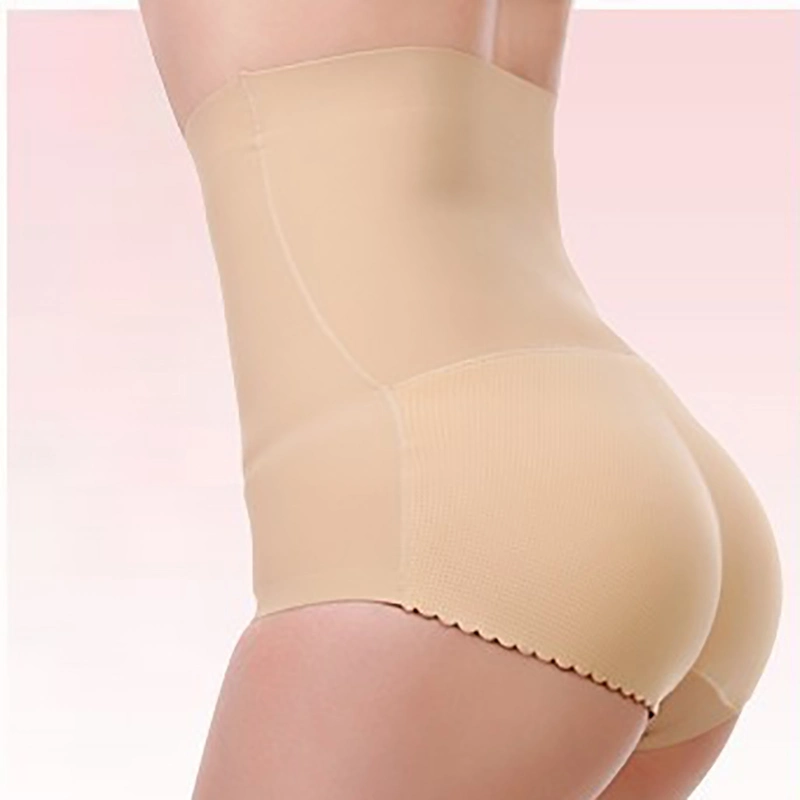 Ladies Body Sculpting and Padded HIPS and HIPS Panties Seamless High-Waisted Abdomen and HIPS Panties