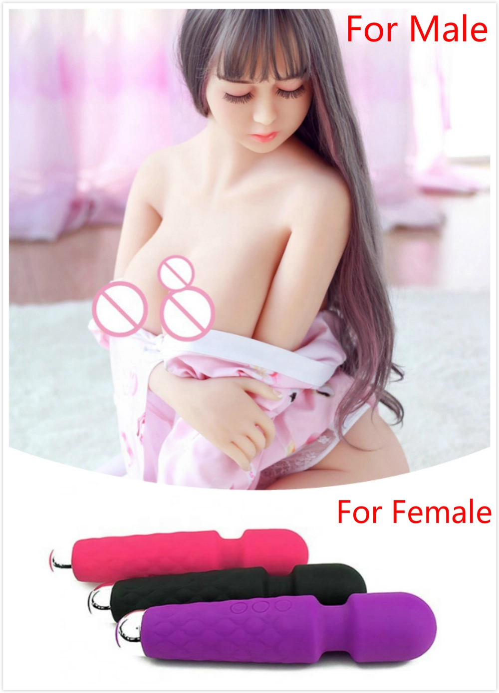 Sex Vibrator Attractive New Style Good Realistic Lifelike Sexy TPE Plastic Adult Love Sex Toy Doll