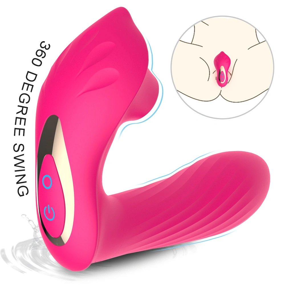 Adult Suction Vibrator Wearing Penis Sucking Strap on Sex Toys for Women
