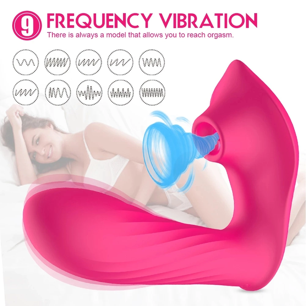 10 Frequency Sucking G Spot Vibrator Wearable Stimumator Rechargeable Vibrator Sucker