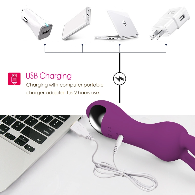 Y. Love USB Rechargeable Vibrator Full Silicone Massagr Vibrator
