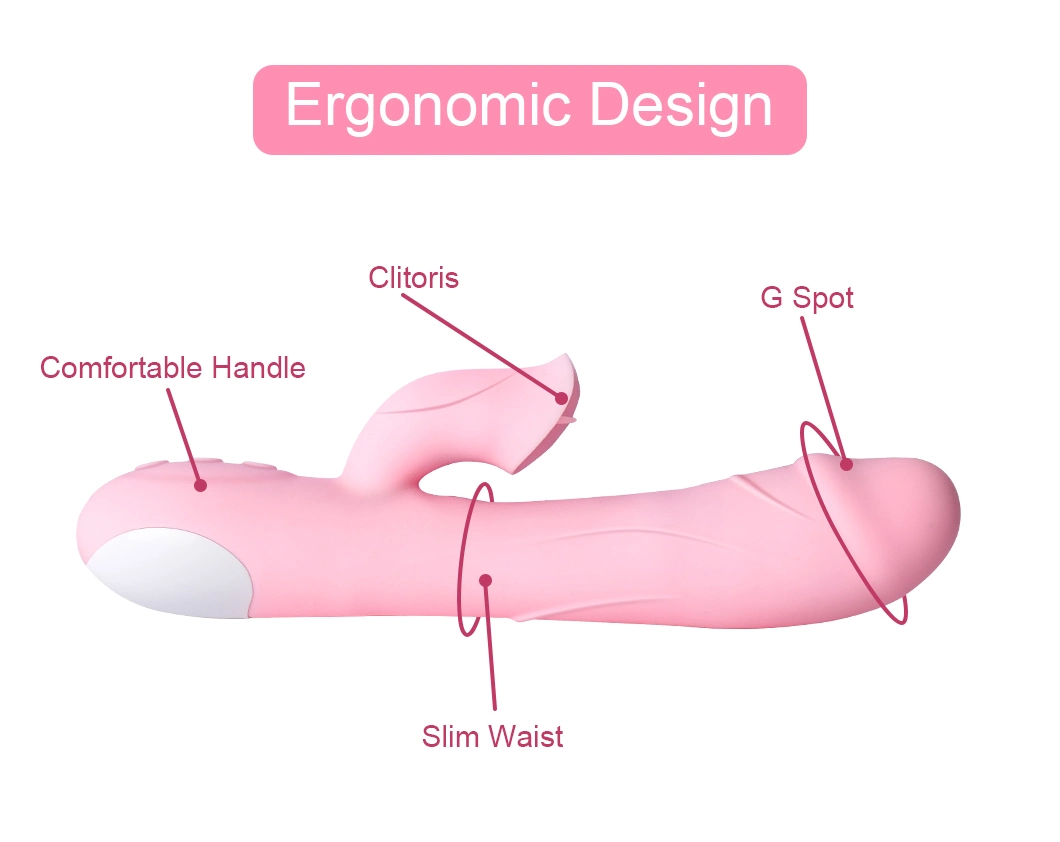 Tongue Licking Clitoris Rabbit Vibrator G Spot Climax Woman Sex Toy
