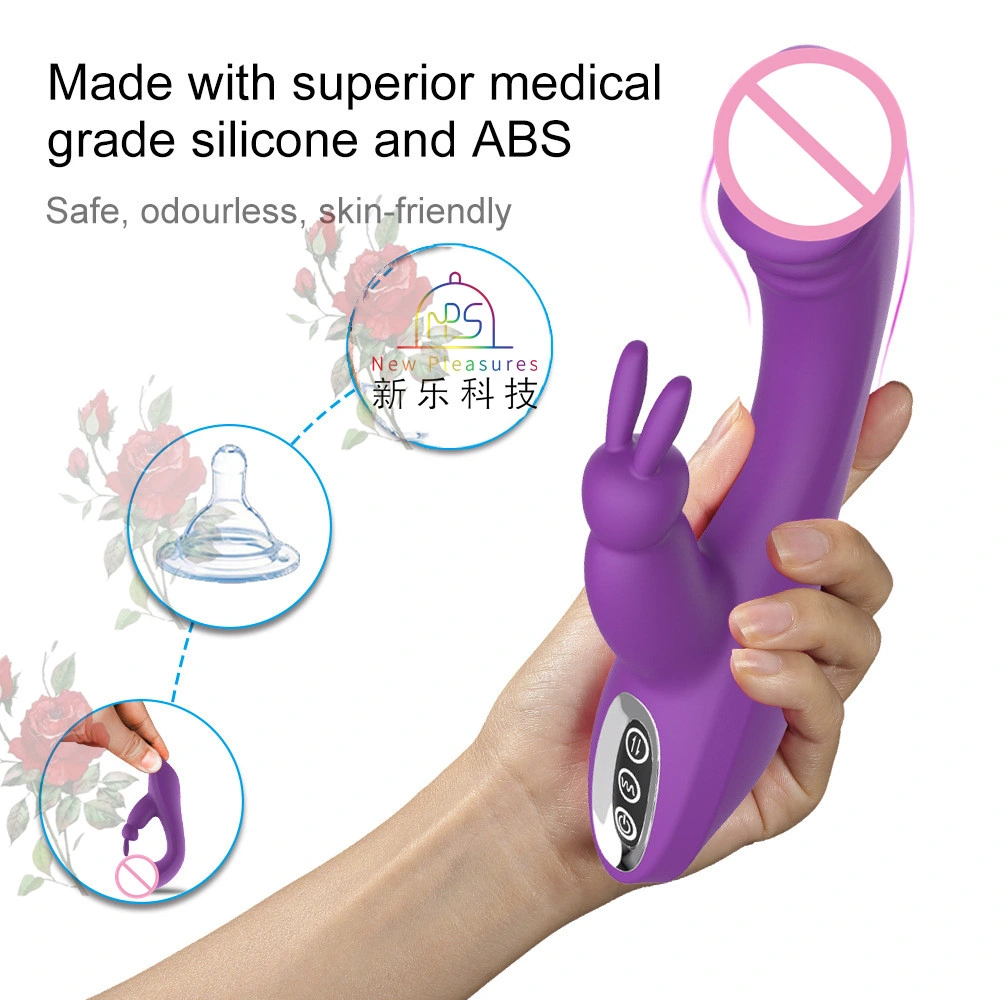 China Silicone Waterproof Magic Rabbit Vibrator Sex Toy