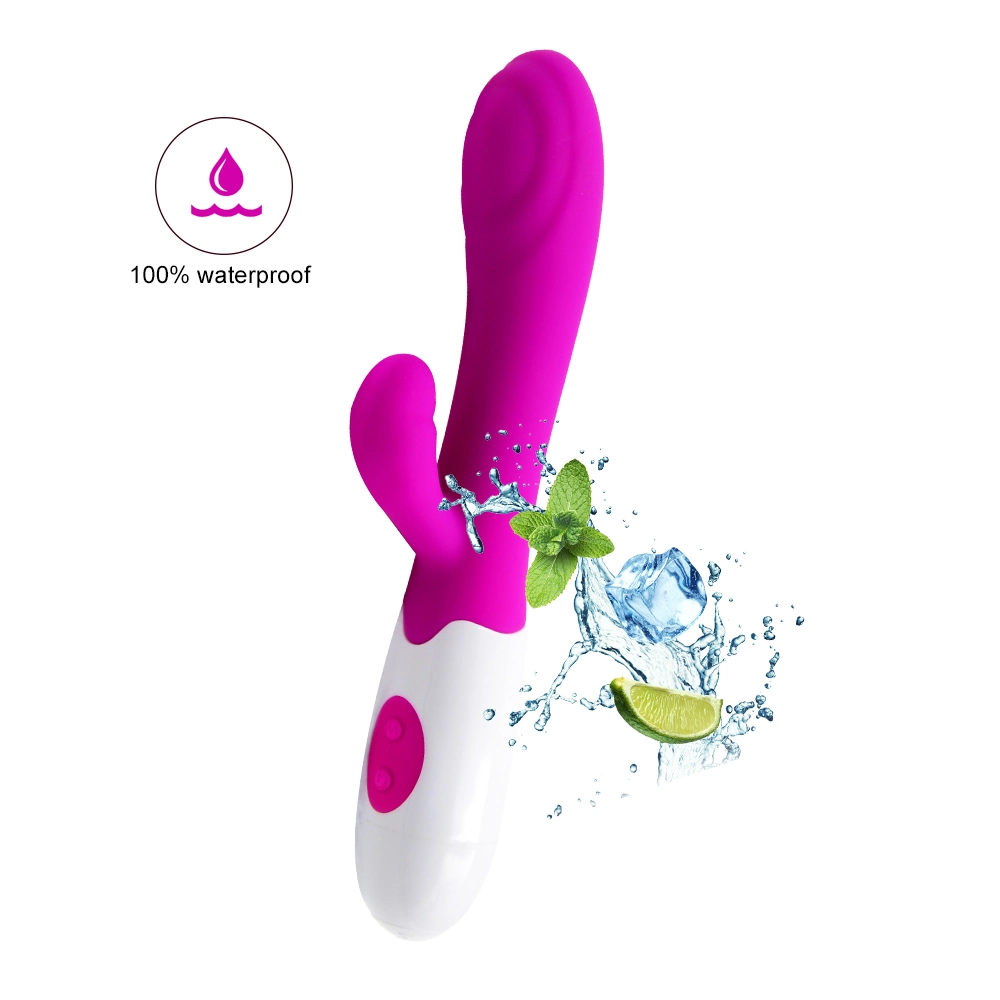 Electric Powerful Vibrator Toys for Ladies, Double Rabbit Vibrator, Medical-Grade Silicone Dildo Vibrating Adult Love Toy