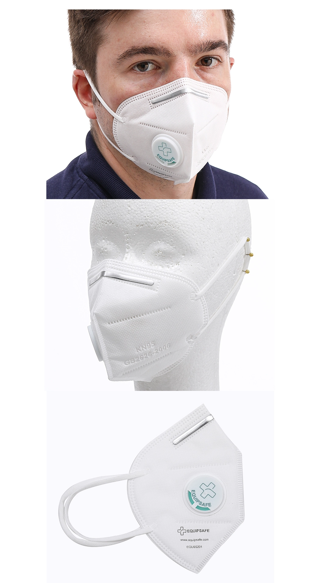 Adult FFP2 Foldable Mask with Valve From Chinese Supplier