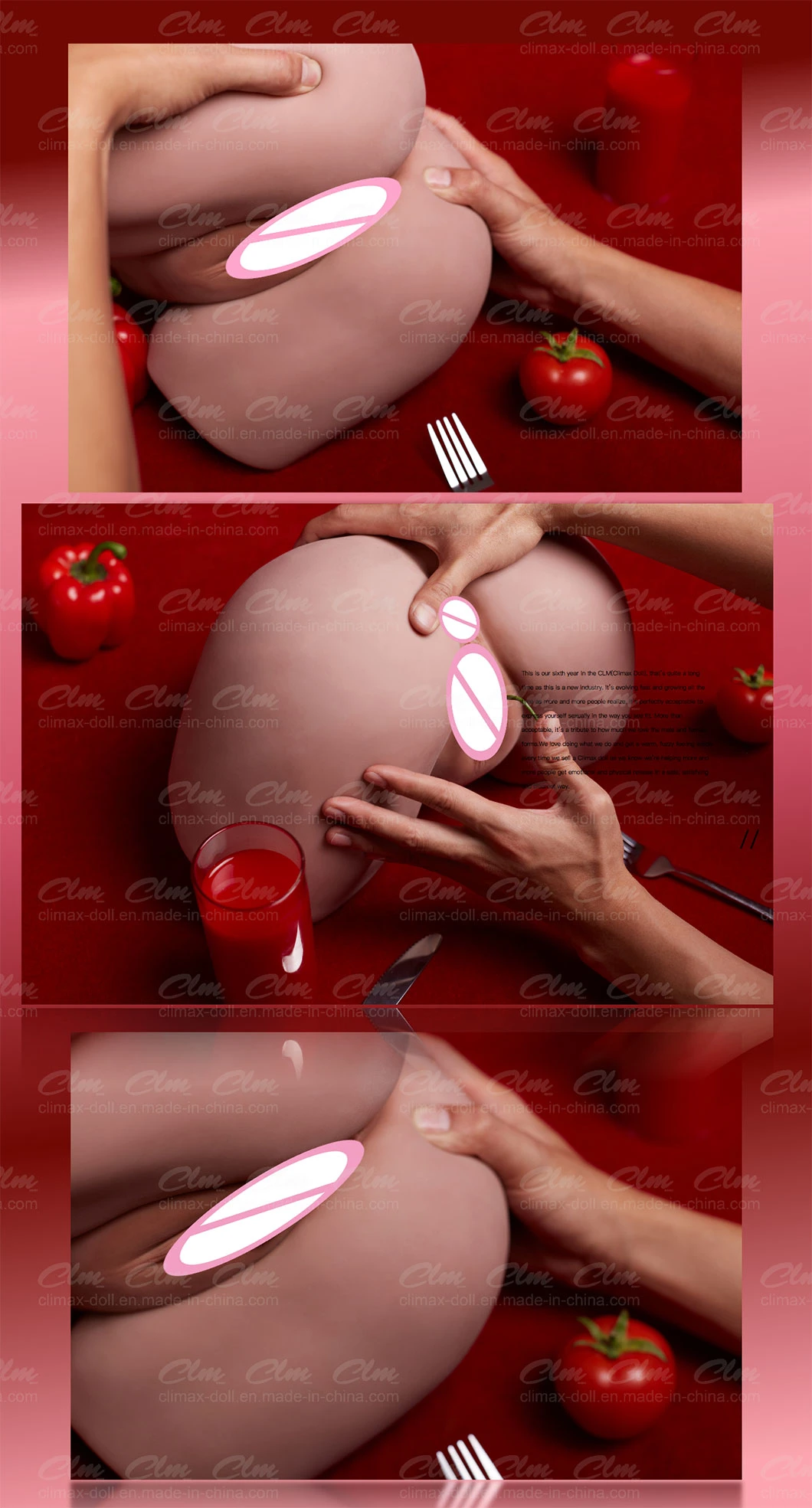 Clm (Climax Doll) Labia Anal Entrance Fold Structure Authenticity and Naturalness Sex Toy Adult Product