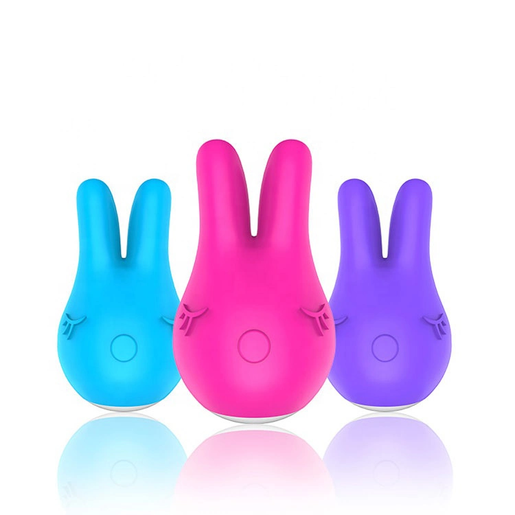 Female Rabbit Shape Clitoris Silicone ABS Waterproof Vibrator