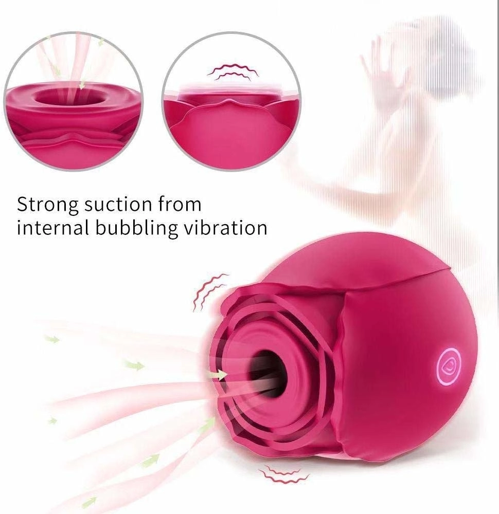 Oral Sex Sucking Vibrator with 7 Frequency Nipple Clit Stimulator Rechargeable Waterproof Female Masturbation Sex Toys