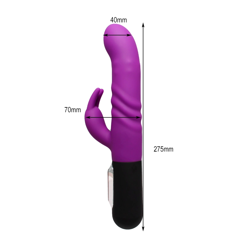 Pretty Adult Dildo Machine Toys Rechargeable Vibrating Silicone Dildo Rabbit Vibrator for Women Vagina Masturbation