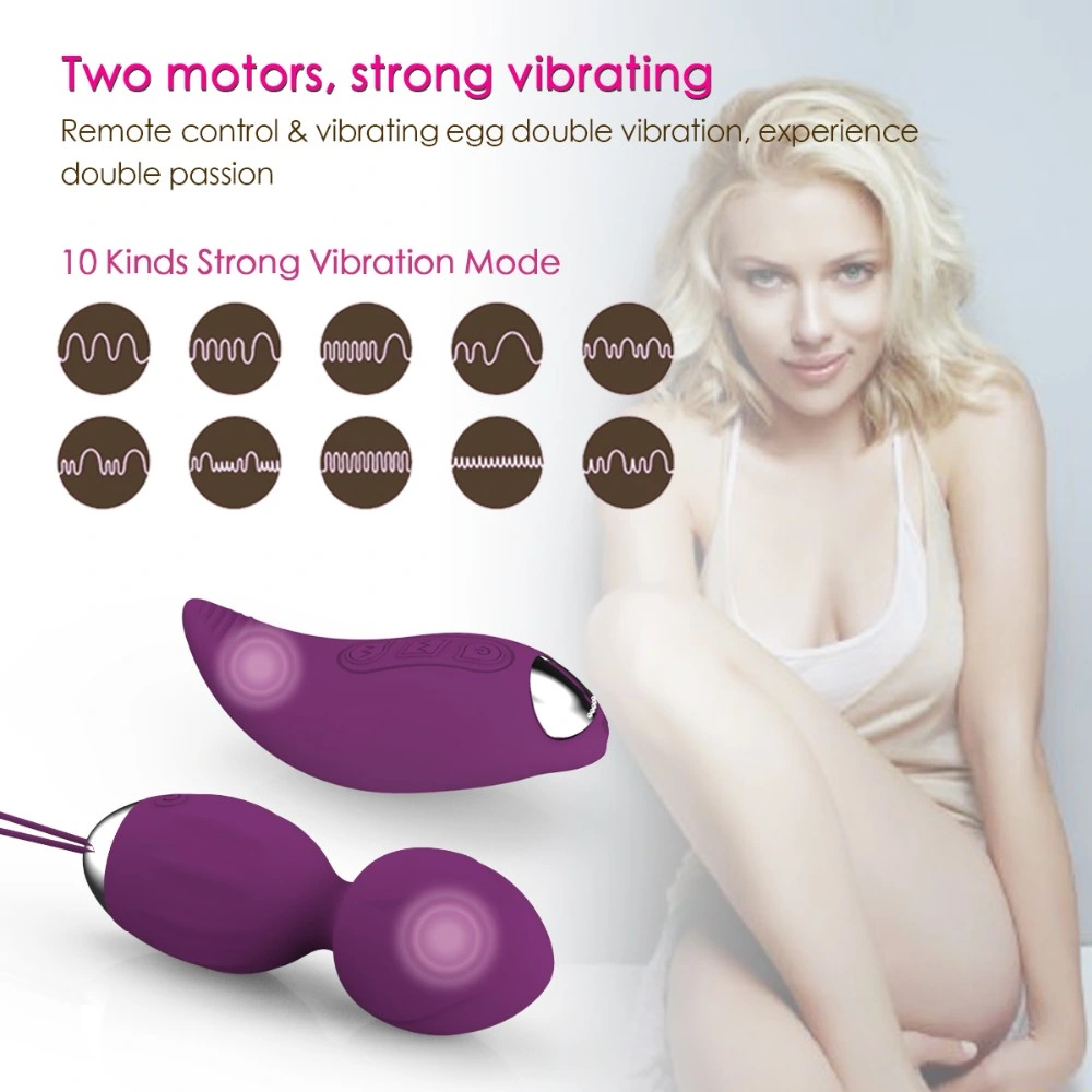 Factory Silicone USB Charging Vagina Clitoral Remote Control Eggs Vibrator Sex Love Toy for Women Vibrator