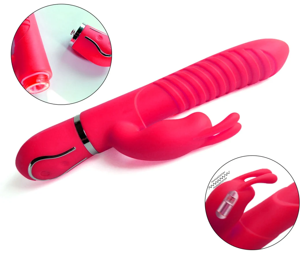 Powerful Massager Full Body Soft Rabbit Vibrators Adult Toys Womens Vibrator