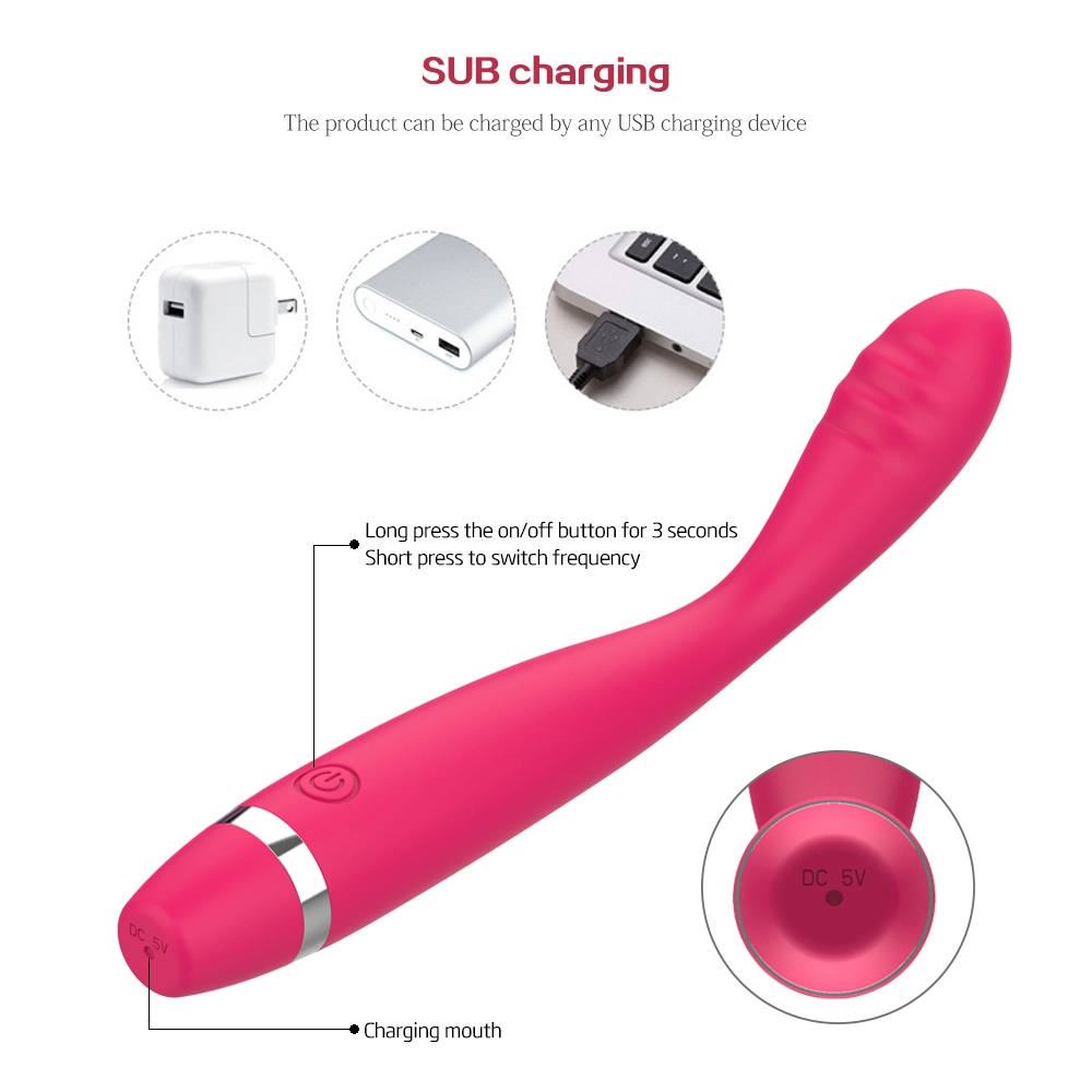 Vibrating AV Vibrator Sex Love Toy for Women Clitoris Stimulator G Spot Massager