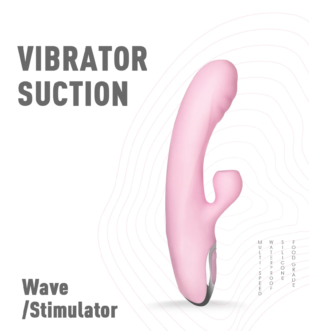 Pretty Handheld Clitoris Stimulator G Spot Sucking Vibrator Massager Multi Function Vibrator