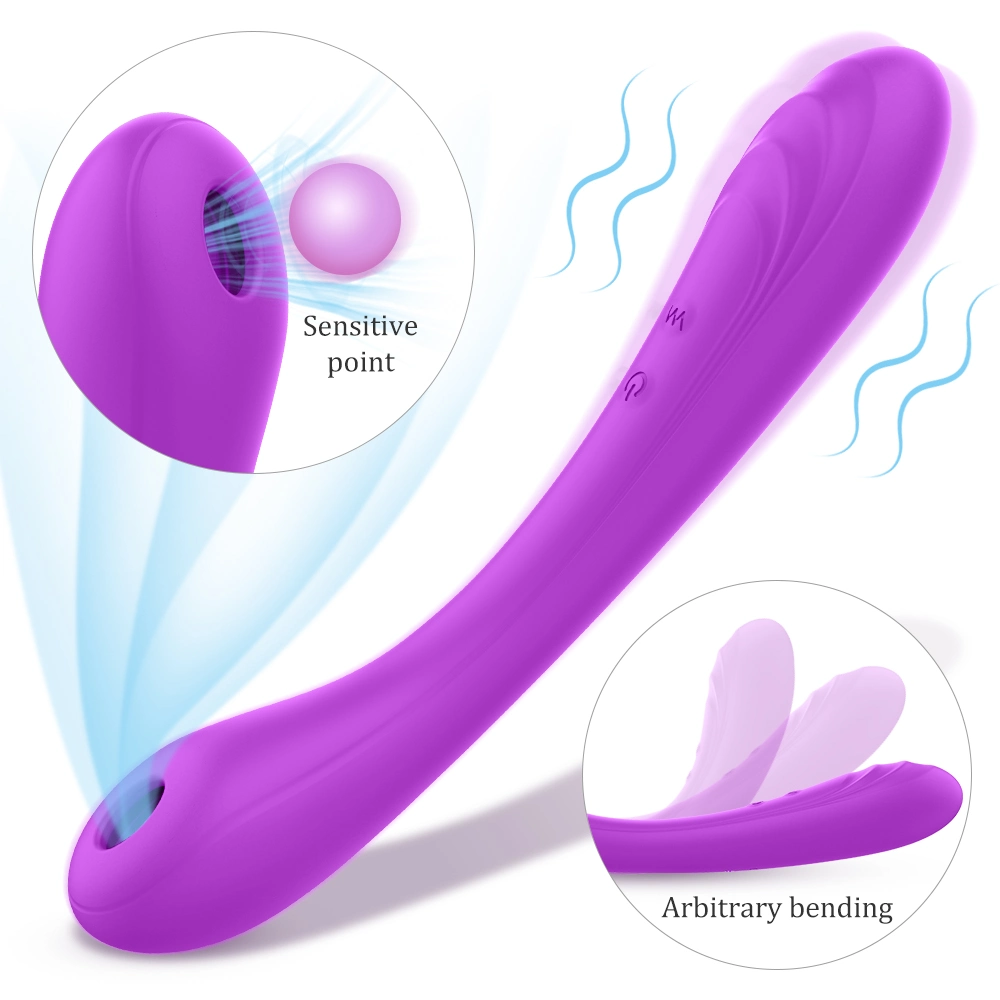 Soft Silicone Female Masturbation Waterproof Clitoral Sucking Vibrator Flirting Stimulator Sex Toys