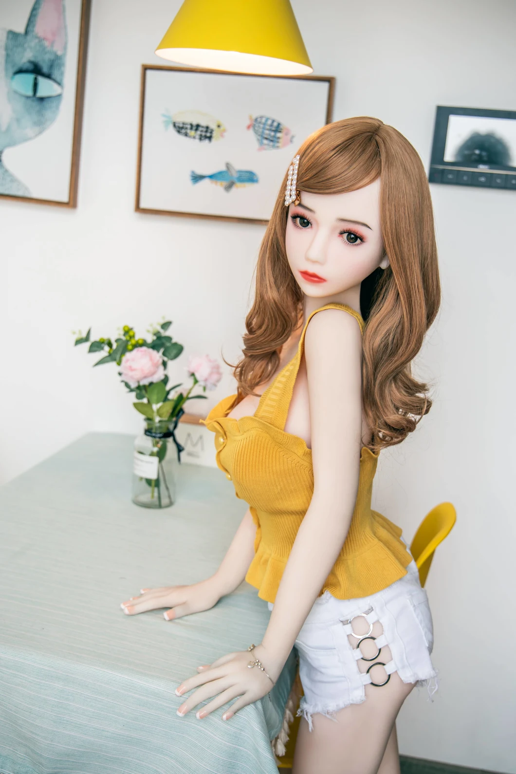157cm Cheap Young Girl Love Penis Man Silicone Sex Doll Toy