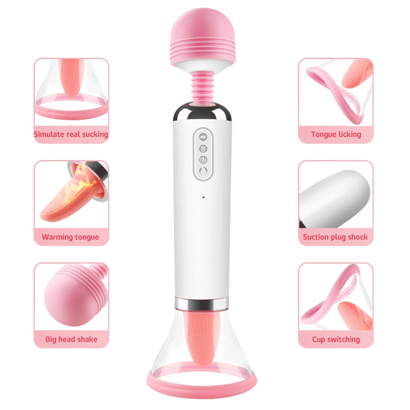 Powerful Oral Sucking Silicone Vibration G-Spot Vagina Masturbation Nipple Clitoral Stimulator Tongue Vibrator Sex Toys