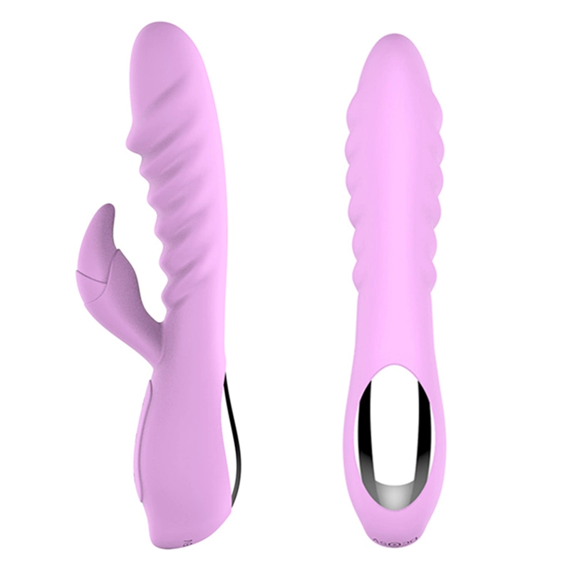 Heating Rechargeable Waterproof Silicone G-Spot Rabbit Women Sexy Toys Vibrator for Female