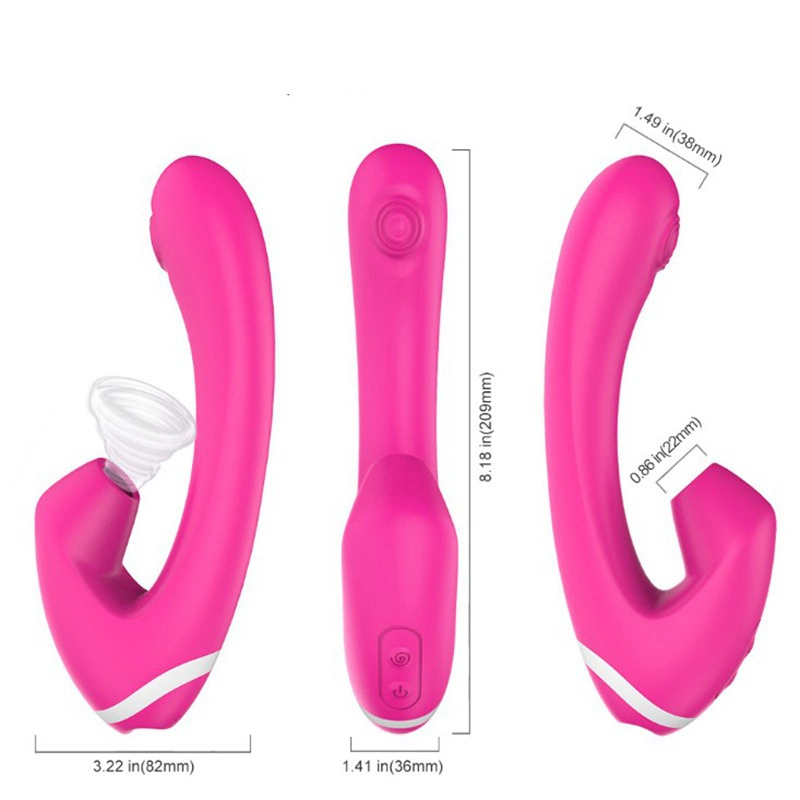 Dolphin Powerful Men Sex Product Mini Rabbit Remote Sucker Vibrator