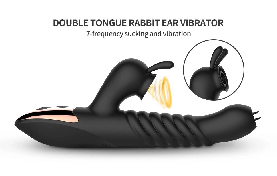 Fyb Vibrating Pink Dildo Rabbit Vibrator Sex Toy Dildo Women