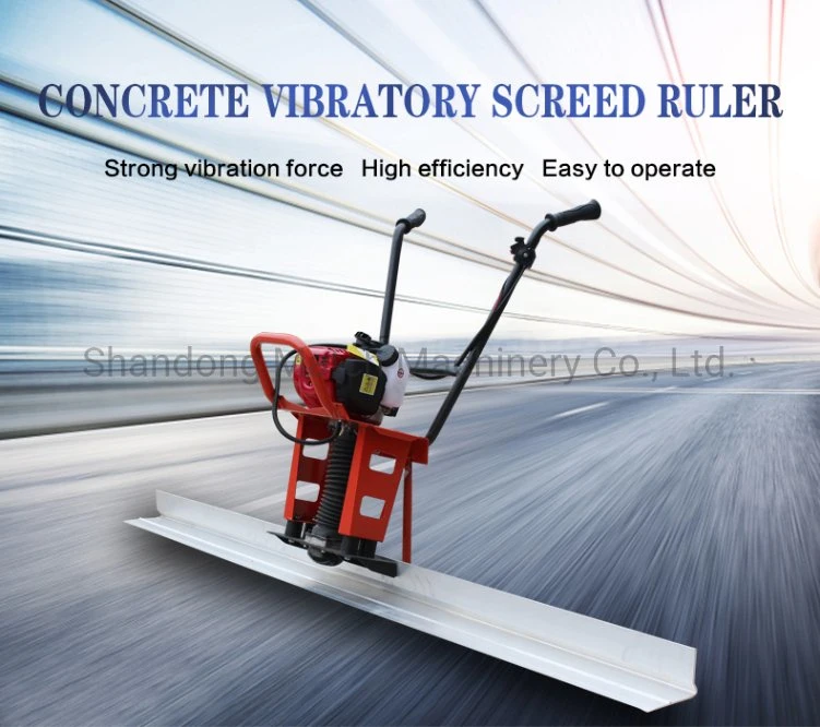 Concrete Machinery Concrete Vibrator Ruler Handpick Vibrating Concrete Leveling Ruler for Sale
