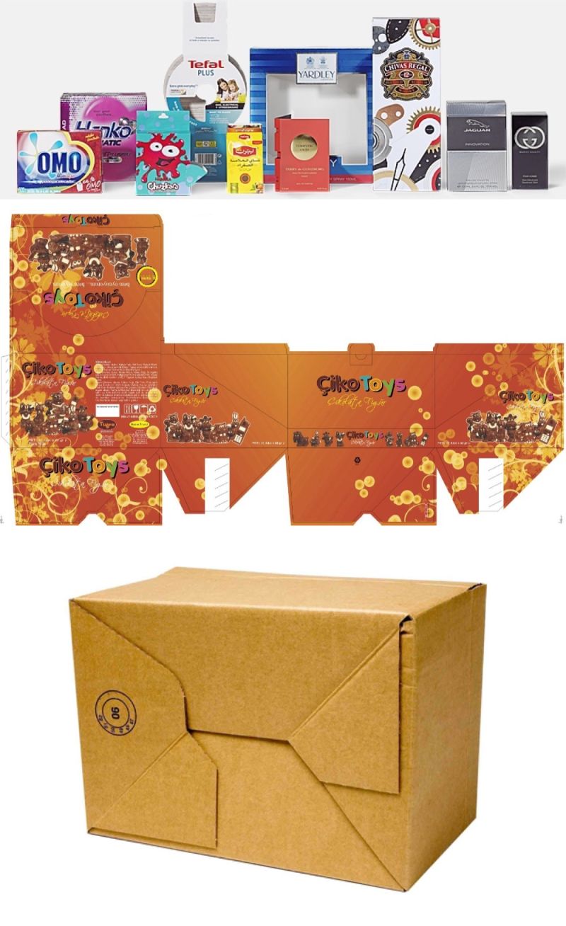 Corrugated Box Folder Gluer for Carton Box Making (1450PCS)