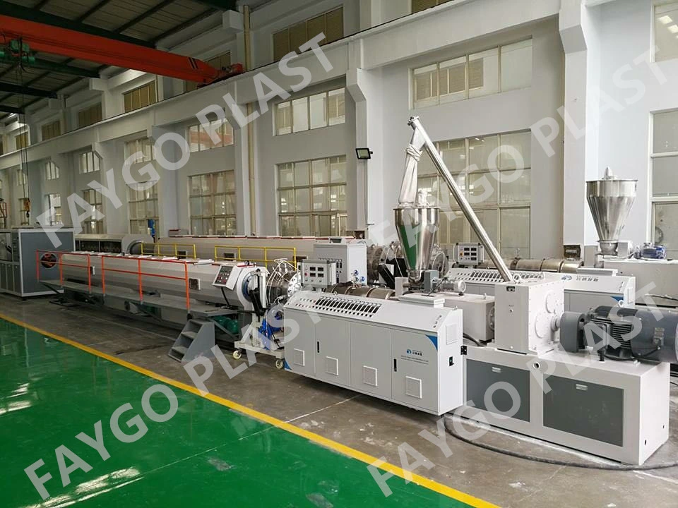 PE PP PVC Corrugated Pipe Extruder Single Wall Corrugated Pipe Production Line