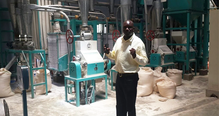 Automatic Complete Production Line  30t/24h Maize Flour Meal Mill Milling Plant for  Sale