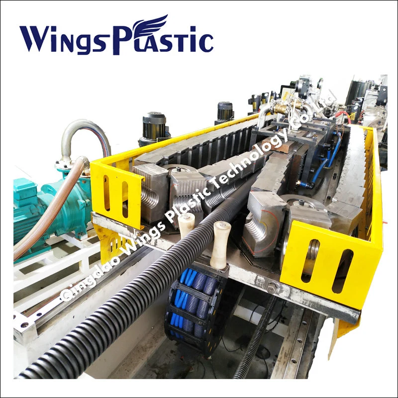 Corrugated Pipe Plastic Making Machine / Double Wall Corrugated Pipe Extrusion Line / Dwc Pipe Machine