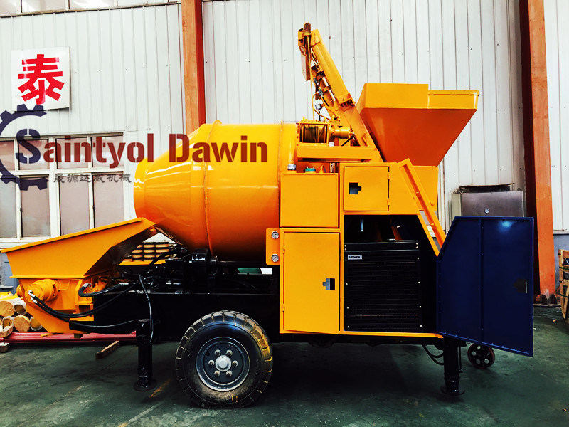 450L Drum Mixer with 30m3/Hr Pumping System All in One Machine