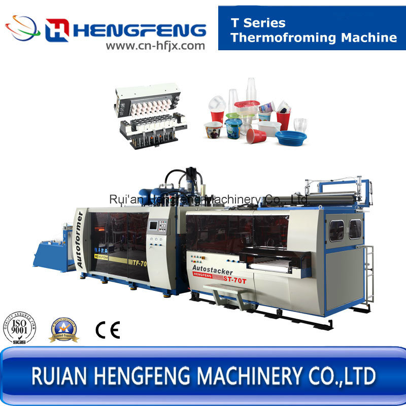 Plastic Automatic Thermoforming and Auto Stacker for Cup