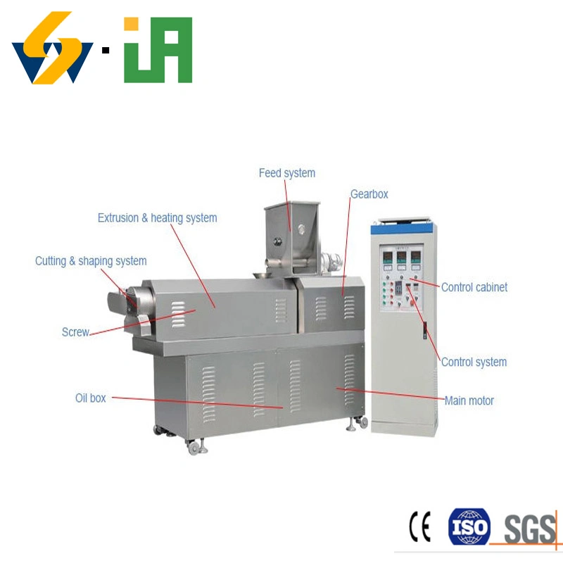 China Factory Supply Automatic Fried Corn Bugles Snacks Production Line Rice Crusts Production Line